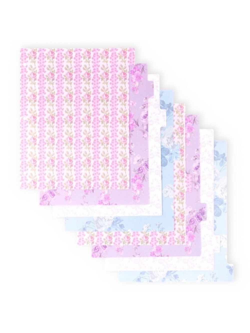 Love Shack Fancy Binder Dividers 8 Tabs Coquette School Target Yoobi Floral NEW